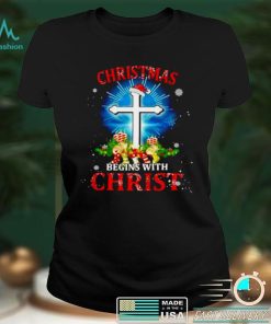 Official Jesus Christmas Begins With Christ Sweater Shirt
