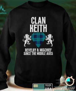 Official Keith Clan Scottish Name Coat Of Arms Tartan Family Party Shirt