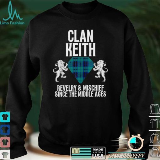 Official Keith Clan Scottish Name Coat Of Arms Tartan Family Party Shirt