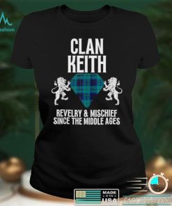 Official Keith Clan Scottish Name Coat Of Arms Tartan Family Party Shirt