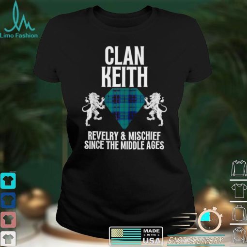 Official Keith Clan Scottish Name Coat Of Arms Tartan Family Party Shirt