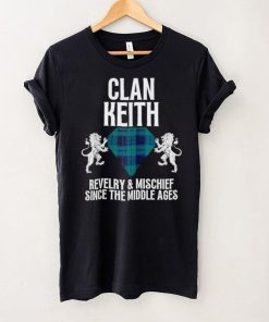 Official Keith Clan Scottish Name Coat Of Arms Tartan Family Party Shirt