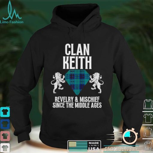 Official Keith Clan Scottish Name Coat Of Arms Tartan Family Party Shirt