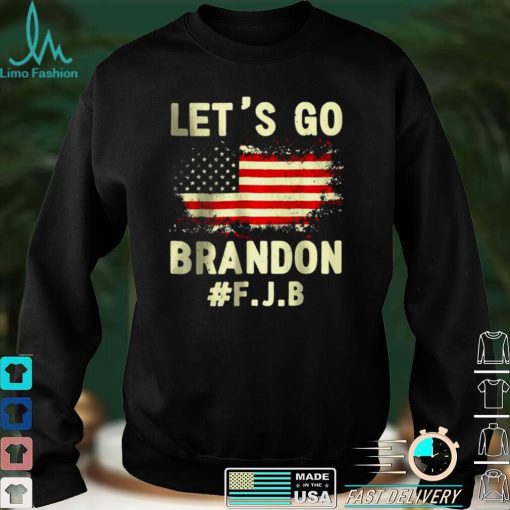 Official Lets Go Brandon F.J.B US Flag T Shirt