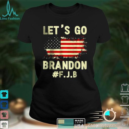 Official Lets Go Brandon F.J.B US Flag T Shirt