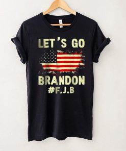 Official Lets Go Brandon F.J.B US Flag T Shirt