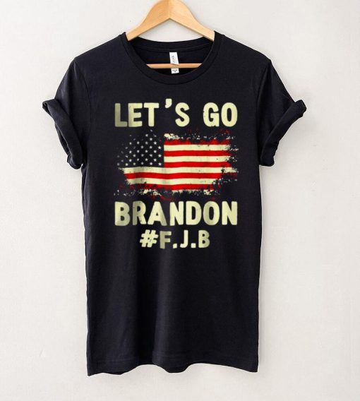 Official Lets Go Brandon F.J.B US Flag T Shirt