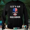 Official Lets Go Brandon Skull American Flag Anti Liberal T Shirt