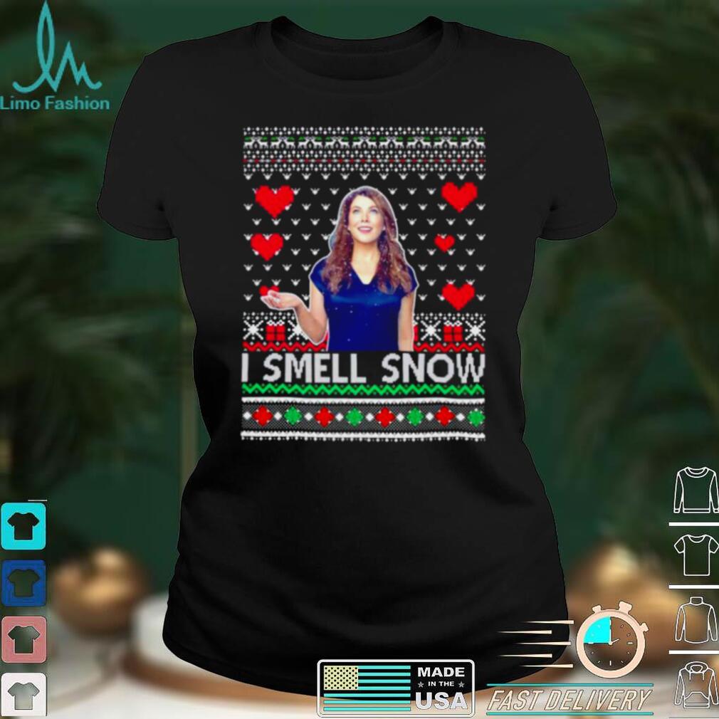 Official Lorelai Gilmore I smell snow Christmas shirt