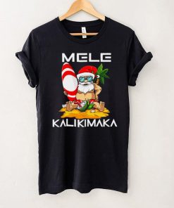 Official Mele Kalikimaka Christmas in July Santa Hawaiian Surfing Shirt hoodie, sweater