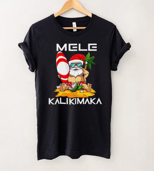 Official Mele Kalikimaka Christmas in July Santa Hawaiian Surfing Shirt hoodie, sweater
