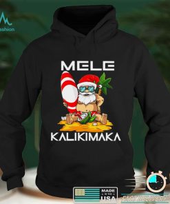 Official Mele Kalikimaka Christmas in July Santa Hawaiian Surfing Shirt hoodie, sweater