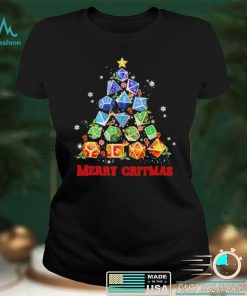 Official Merry Christmas Dice Dungeon Dragon Tree Sweater