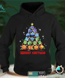 Official Merry Christmas Dice Dungeon Dragon Tree Sweater