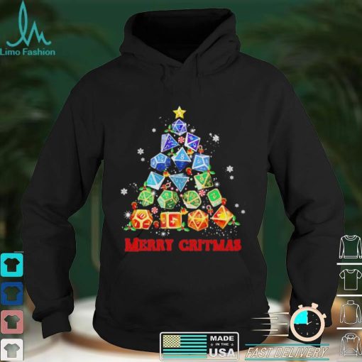 Official Merry Christmas Dice Dungeon Dragon Tree Sweater