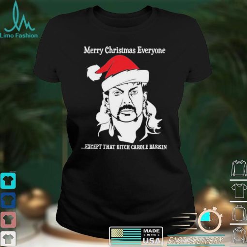 Official Merry Christmas To Everyone Except That Bitch Carole Baskin Christmas Sweater