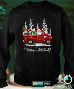 Official Merry Christmas Tree Buffalo Plaid Red Truck T Shirt hoodie, sweater
