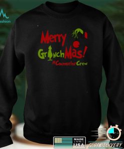 Official Merry Grinchmas Counselor Crew Teacher Christmas Sweater Shirt hoodie, sweater Shirt