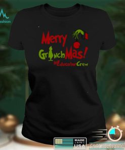 Official Merry Grinchmas Educator Crew Teacher Christmas Sweater Shirt hoodie, sweater Shirt