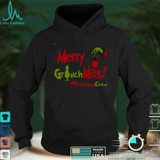 Official Merry Grinchmas Principal Crew Teacher Christmas Sweater Shirt hoodie, sweater Shirt