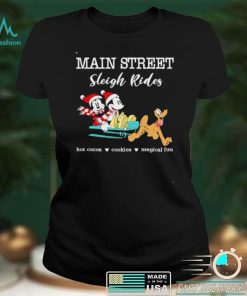 Official Mickey Mouse and Minnie Mouse main street sleigh rides Christmas sweater