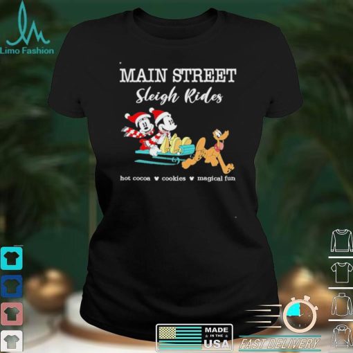 Official Mickey Mouse and Minnie Mouse main street sleigh rides Christmas sweater