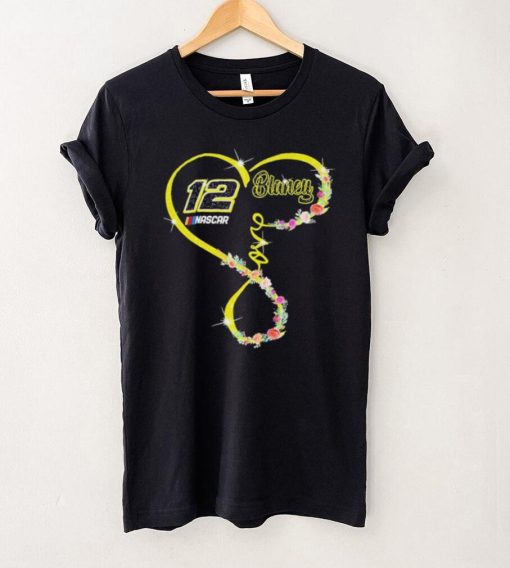 Official Nascar 12 Ryan Blaney heart shirt