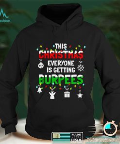 Official Official Burpee Christmas Workout Fitness Sarcastic Shirt hoodie, sweater