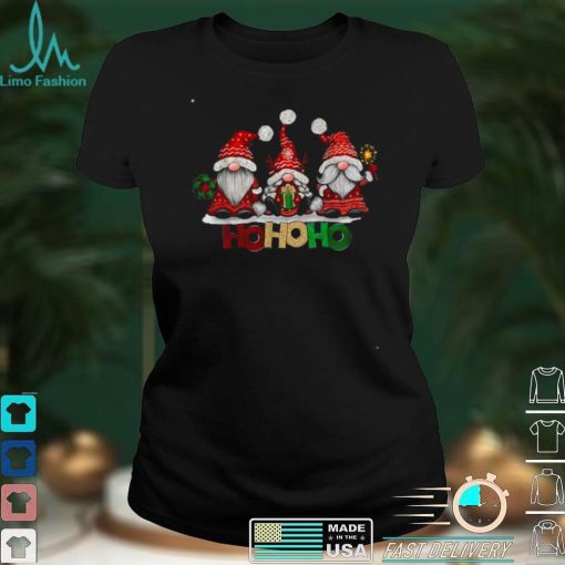 Official Official Christmas Santa Three Gnomies Hohoho Shirt hoodie, sweater