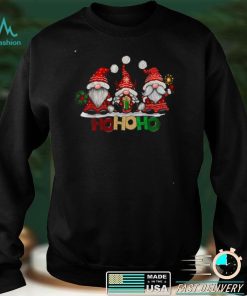 Official Official Christmas Santa Three Gnomies Hohoho Shirt hoodie, sweater