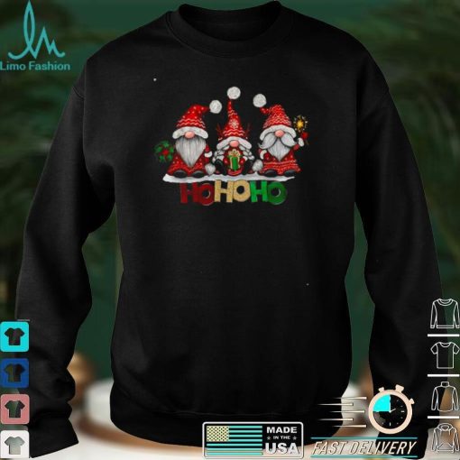 Official Official Christmas Santa Three Gnomies Hohoho Shirt hoodie, sweater