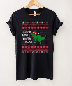 Official Official Dinosaur Santa Hat Ugly Christmas Trex Fa Rawr Rawr Shirt hoodie, sweater