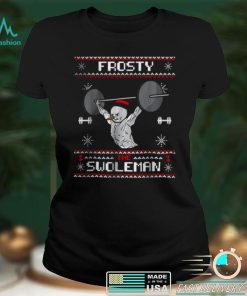 Official Official Frosty the Swoleman Christmas T Shirt hoodie, sweater
