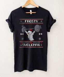 Official Official Frosty the Swoleman Christmas T Shirt hoodie, sweater