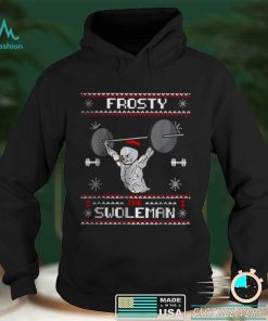 Official Official Frosty the Swoleman Christmas T Shirt hoodie, sweater