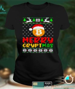 Official Official bitcoin Christmas merry cryptmas shirt hoodie, sweater