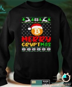 Official Official bitcoin Christmas merry cryptmas shirt hoodie, sweater