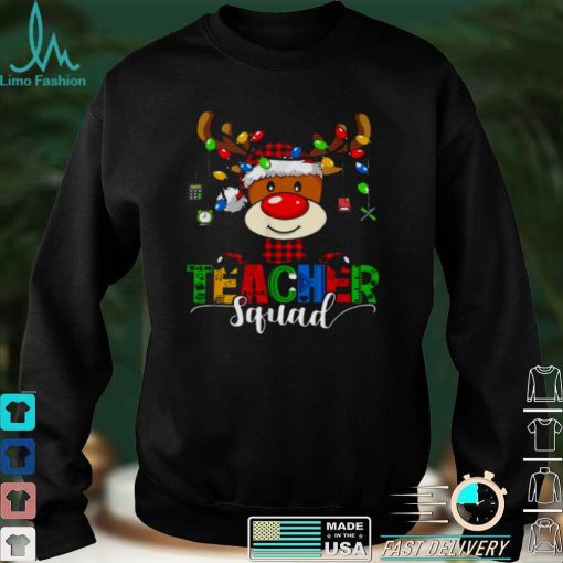 Official Reindeer Teacher Squad Merry Christmas Shirt hoodie, sweater Shirt