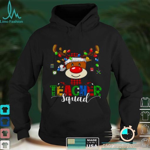 Official Reindeer Teacher Squad Merry Christmas Shirt hoodie, sweater Shirt