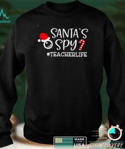 Official Santas spy teacher life shirt hoodie, sweater Shirt