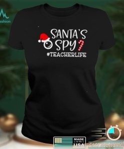 Official Santas spy teacher life shirt hoodie, sweater Shirt