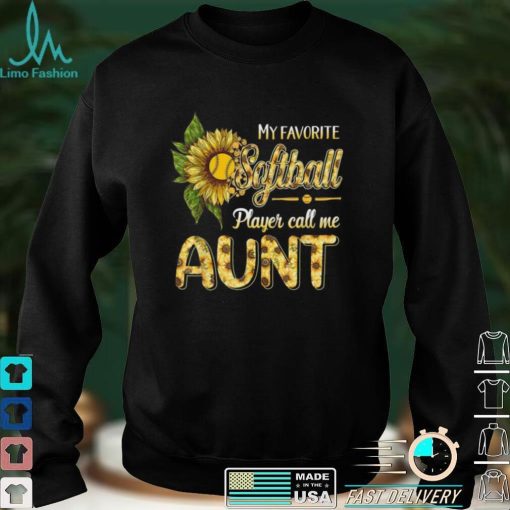 Official Softball Baseball Sunflower Mothers Day Shirt For Aunt Shirt hoodie, sweater Shirt