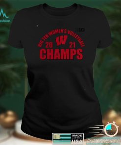 Official Wisconsin Badgers 2021 Big 10 Womens Volleyball Champions Shirt hoodie, sweater Shirt