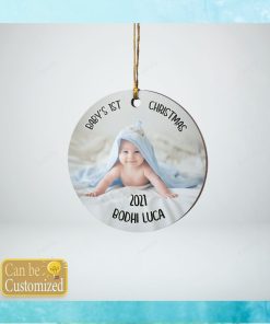 Personalized Baby’s 1st Christmas 2021 Ornament