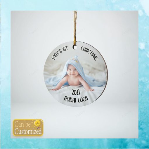 Personalized Baby’s 1st Christmas 2021 Ornament