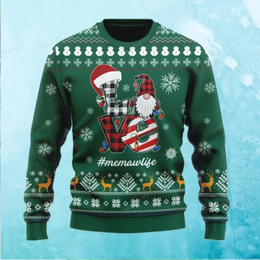 Personalized Christmas #Grandmalife For Grandma Wool Ugly Sweater Gift2