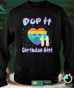 Pop It 11st Year old Birthday Girl Shirt for Pop Party Theme T Shirt hoodie, sweater Shirt