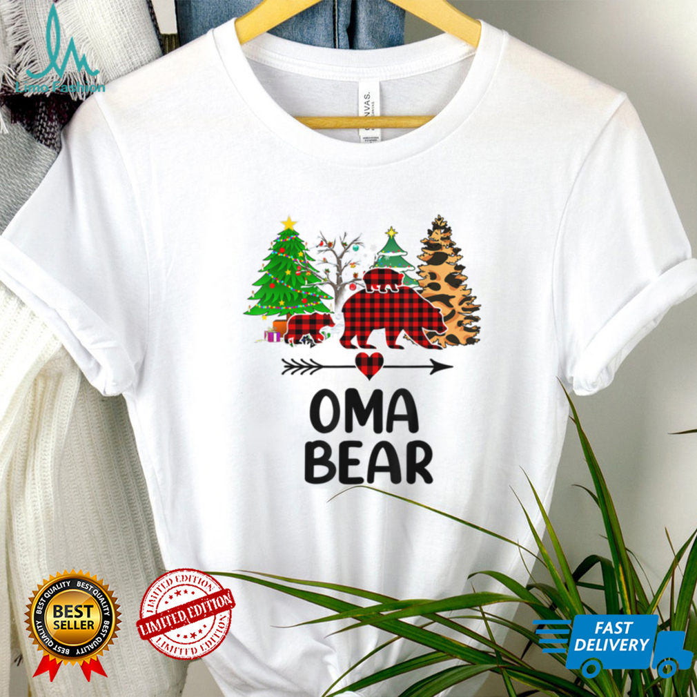 Red Plaid Oma Bear Matching Buffalo Pajama Family T Shirt Hoodie, Sweter Shirt