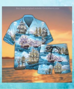 Sail go to the sea hawaiian shirt