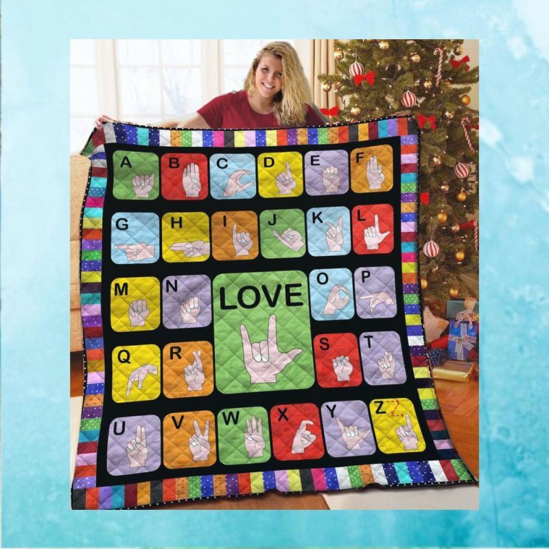 Sign Language Quilt Limotees